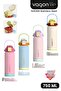 750 ml Single Lid Dual Use Stainless Steel Thermos with Straw and Comfortable Drinking Handle Ff1108-750Ml - 7