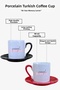 My Mom Is a Wonderful Printed Special Mother's Day Gift White Porcelain Turkish Coffee Cup - 2