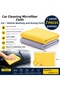 2 Pcs Ultra Absorbent Auto Cleaning Chamois Cloth Auto/Car Washing and Drying Cloth Medium Size 43 X 32 cm