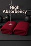 Bordo Fitness-Sports Towel 2 Pieces - Quick Drying - Hairdresser and Barber Towel 50*90 cm - 2