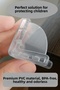 8Pcs Baby Kids Elderly Corner Guard Glass Table Marble Coffee Table Furniture Transparent Corner Edge Protector - 2