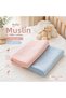 100% Cotton Baby Muslin Pique Powder 100X133 cm Soft Textured - 2