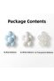 Macaron Blue White Transparent Balloon Set 20 Pieces Baby Shower Birthday Decoration - 3