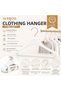 10 Pieces of White Plastic Durable Hangers – for Daily Use & Wedding Dress Hangers - 4