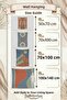 Modern Pattern Fabric Wall Covering Aesthetic Bedroom Decor Washable Quality Easy to Install Stylish - 3