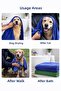 Dog Towel Navy Blue 100X60 cm Microfiber |   Ultra Absorbent Quick Drying Pet Drying Towel - 6