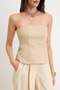 Taş Dikiş Detaylı Peplum Gabardin Dokuma Bluz TWOSS26BZ00448 - 3
