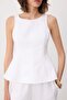 Beyaz Askılı Peplum %100 Pamuk Denim Bluz TWOSS26BZ00196 - 3