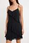 Black A-Line/A Bell-Shaped Short / Mini Woven Dress Twoss26El00520 - 3