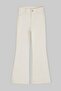 Ekru Yüksek Bel Orta Esnek İspanyol Paça Flare Jeans TWOSS26JE00253 - 5