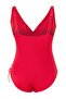 Pomegranate Flower Double-Breasted Tied Detail Large Size Swimsuit Tbbss23Am00034 - 6