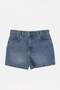 Koyu Mavi Yüksek Bel %100 Pamuk Denim City Şort TWOSS26SR00050 - 5