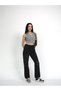 High Waist Mom Mold Frayed Denim Jeans - 4