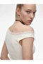 Slim Fit Lace Detailed Sleeveless Boat Neck Blouse - 3