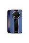 Honor Magic 7 Lite Compatible Case Premium Leather Case Blue