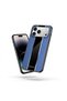 Apple iPhone 17 Pro Max Compatible Case Premium Leather Case Blue - 2