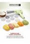 Rechargeable Noodle Maker RF13156 Indian String Hoppers Idiyappam 6 molds Assorted Colors - 2