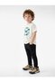 Cotton Short Sleeve Crew Neck Crab Printed T-Shirt - 2