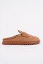 Vintage Suede Leather Daily Comfortable Closed-Front Women's Loafer Slippers - 7