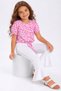 103-50-23 Girl's Crop Shirt Spanish Leg 2 Piece Set 3-6 Years - 6