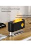 Mini Flame Aromatherapy Diffuser,Essential Oil Humidifier,7-Color Light,Silent,120ml,Black - 5