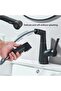 Swivel Faucet,Light Grey Bathroom Sink & Kitchen Tap,Easy to Clean,Anti-Corrosion Design - 3