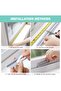 3-Piece Self-Adhesive Draft Stopper,19.68Ft Soundproof Weather Stripping for Doors,Windows - 5
