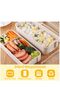27-Piece Stackable 3-in-1 Leak-Proof Bento Box Set,with Soup Cups & Utensils,Khaki - 2