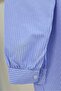 Serpme Stone Detailed Striped Shirt - Blue - 7