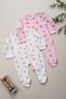 Baby Girl Cotton Piece Newborn Sleeping Bag with Booties