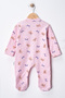 Baby Girl Cotton Piece Newborn Sleeping Bag with Booties - 4