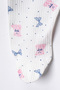 Baby Girl Cotton Piece Newborn Sleeping Bag with Booties - 3