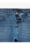 Regular Waist Pocketed Cotton Slim Fit Jean Trousers - Brad Jean - 8