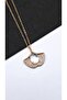 Sea Shell Motif Water Drop Steel Necklace