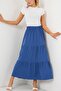 Women's Ayrobin Long Skirt 8048 - Indigo - 3