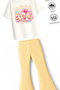 Girl's Full-Fit Top Oversize Bottom Leggings Melodi Design54 Top and Bottom Set - 3