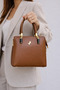Miami Polo Club - Shoulder Bag with 3 Compartments, Chain Detail, Faux Leather Hand and Strap Bag Model: (1323)