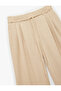 Women's Canvas Trousers 6Wak40167Pw Beige - 5