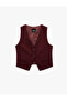 V-Neck Buttoned Blazer Vest - 3