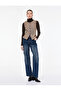 Slim Fit Crew Neck Buttoned Patterned Vest - 2