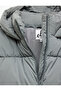 Hooded Long Sleeve Pocket Detailed Zippered Quilted Water Repellent Puffer Coat - 5