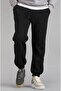 Men's Black Rubber Leg Summer Sweatpants