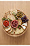 Arven - Bamboo Footed Serving Plate Fruit Cookie Cake Pastry Dessert Food Presentation Plate - 6