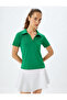Sports T-Shirt Polo Neck Slim Fit Short Sleeve - 3