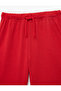 Elastic Waist Cotton Blend Textured Basic Shorts - 6