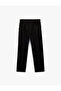 Linen Cotton Blend Pocketed Summer Trousers with Tie Waist - 4
