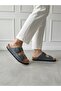 Unisex Genuine Leather Orthopedic Cork Sole Anatomical Pair Buckled Slipper - 4