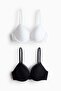 2-pack microfibre push-up bras - 4