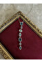 Steel Silver Blue Stone Y Necklace - 2