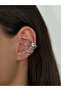 Steel Silver 3 Piece Earcuff